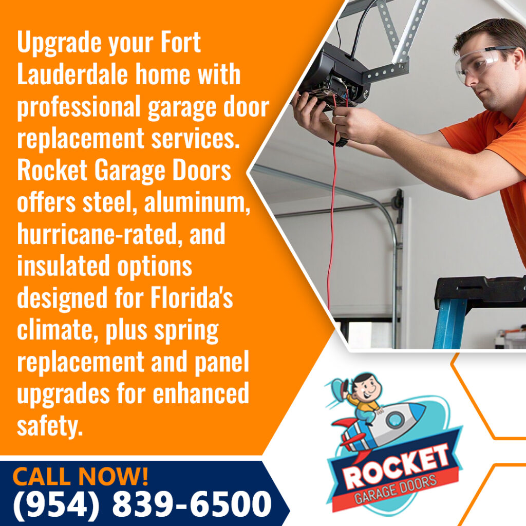 Technician in an orange shirt adjusting the main logic board or sensor on a garage door opener system. 