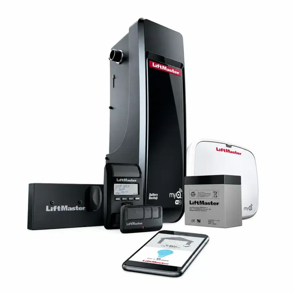 DC Battery Backup Wall Mount Wi-Fi® Garage Door Opener