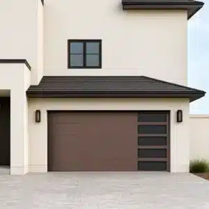 Elegant Garage Door Brown Mocha 16' x 7'