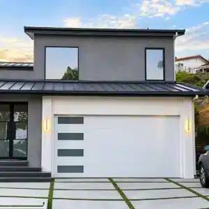 Elegant Garage Door White Sand 8' x 8'